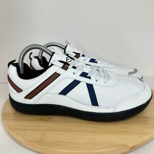 Minimalist Barefoot Sneaker Shoes White Lace Up Low Top Size EU 40 US 8.5